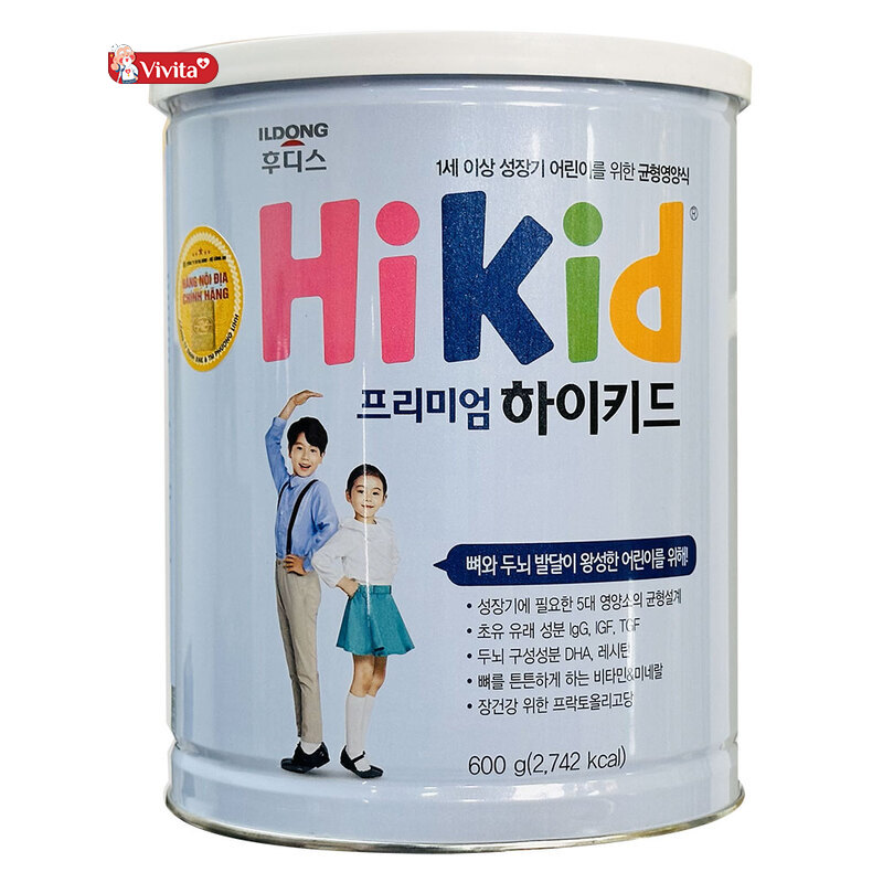 sữa công thức tăng chiều cao cho trẻ Hikid Premium