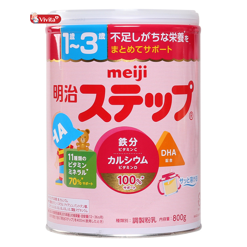sữa công thức tăng chiều cao cho trẻ meiji nhật bản
