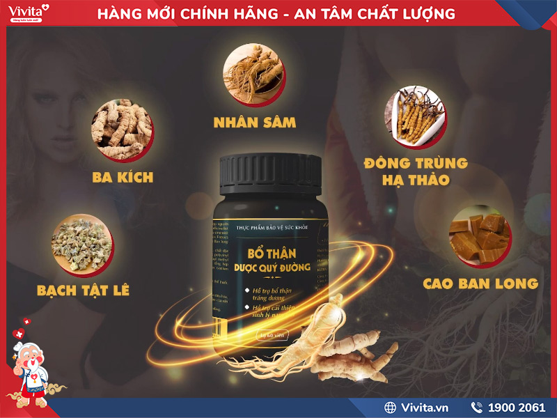 thành phần bổ thận dược quý đường