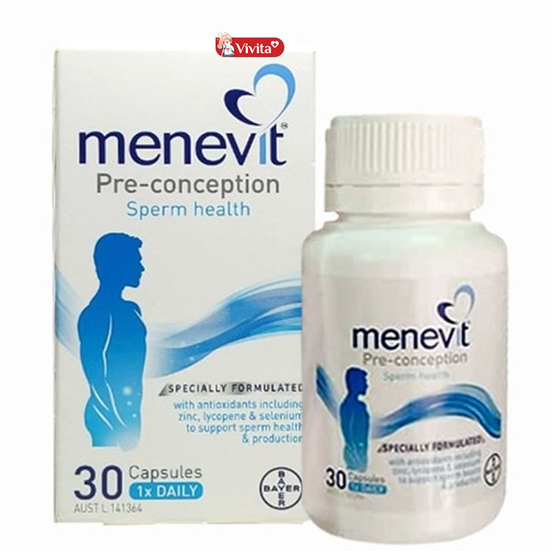 Thuốc bổ tinh trùng của Úc Menevit