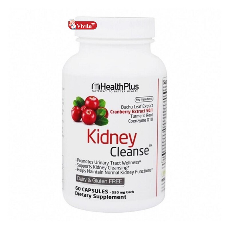 thuốc bổ thận của Mỹ tốt nhất Health Plus Kidney Cleanse