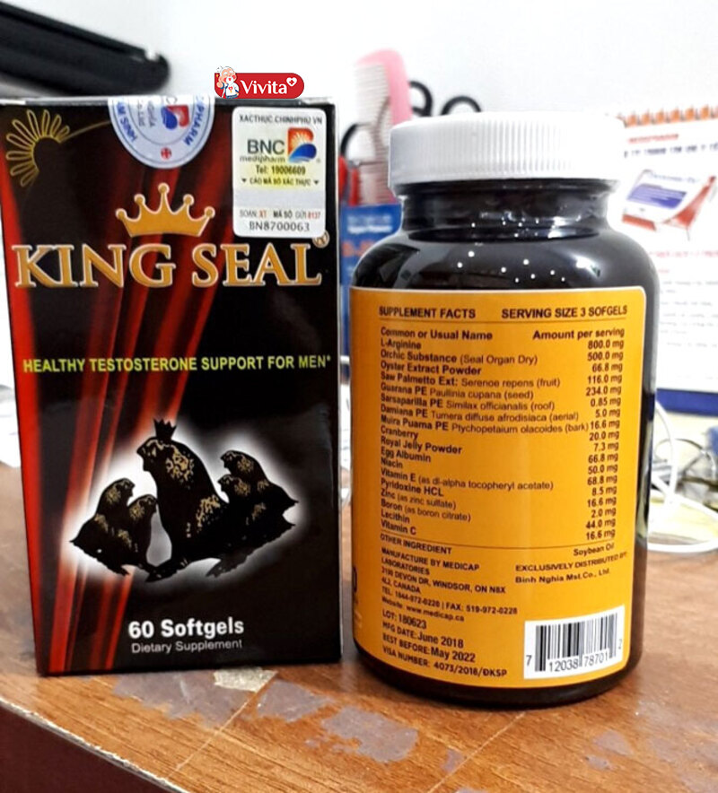 thuốc bổ thận của Mỹ tốt nhất King Seal