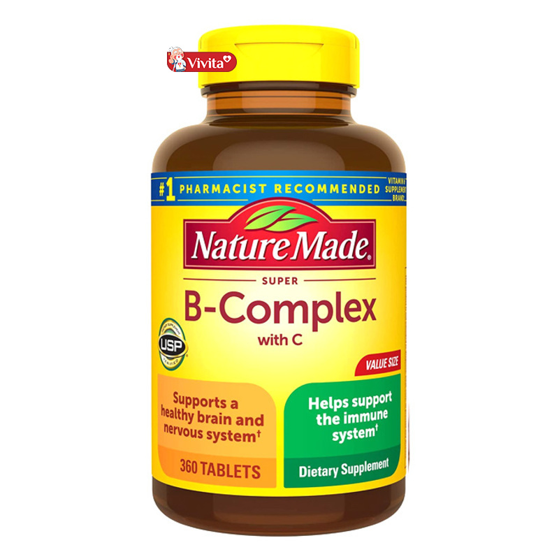 thuốc bổ thận của Mỹ tốt nhất Vitamin B-Conplex Advance HTN