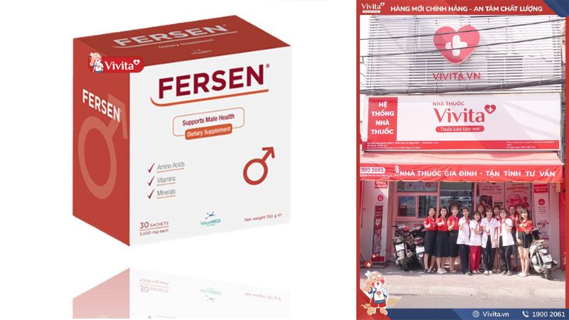 Thuốc bổ tinh trùng Fersen mua ở đâu giá tốt chính hãng? 