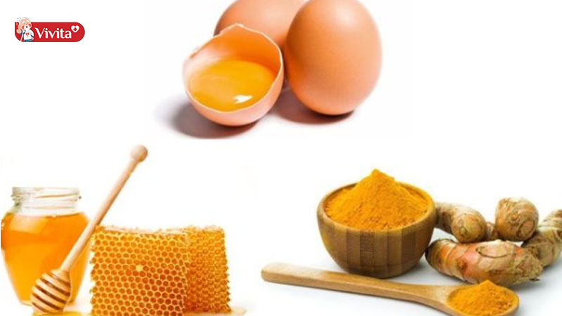 Kết hợp trứng gà, mật ong và nghệ tươi cũng giúp tăng cường sinh lý nam