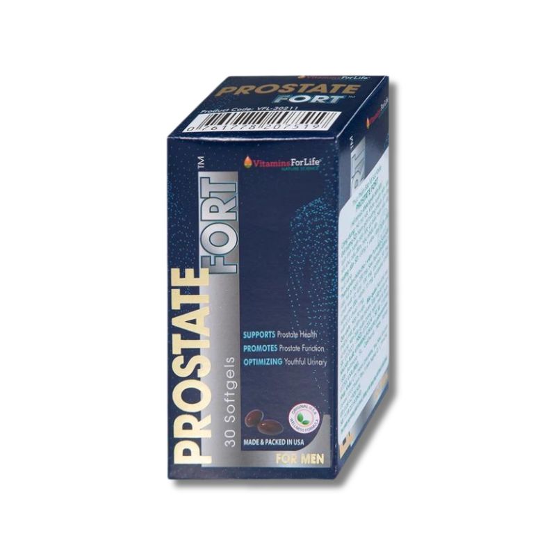 Prostate Fort Viên Uống Mỹ Hỗ Trợ Sức Khỏe Tuyến Tiền Liệt (Hộp 30 Viên)