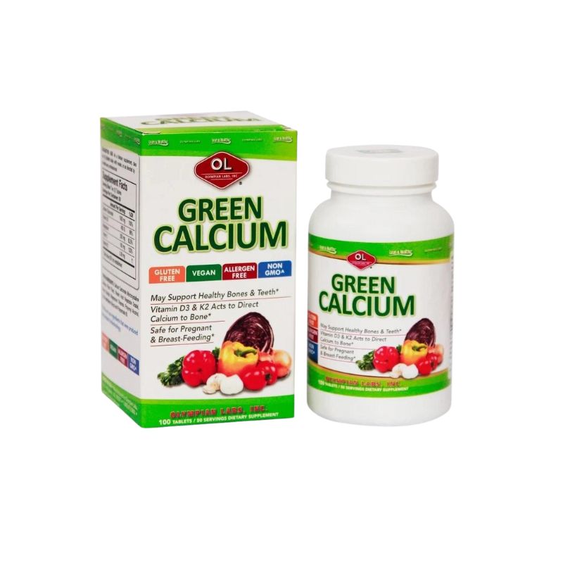 Green Calcium Hỗ Trợ Bổ Sung Canxi Hữu Cơ Cho Bà Bầu Hộp 100 Viên