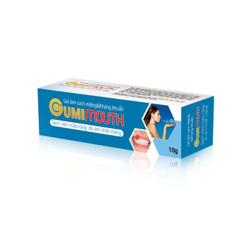 Gel làm sạch và kháng khuẩn GumiMouth hỗ trợ làm sạch viêm nướu răng, dịu êm nhiệt miệng (tuýp 15g)