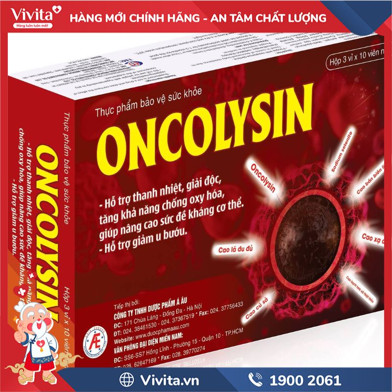 Cách nhận biết Oncolysin chính hãng?