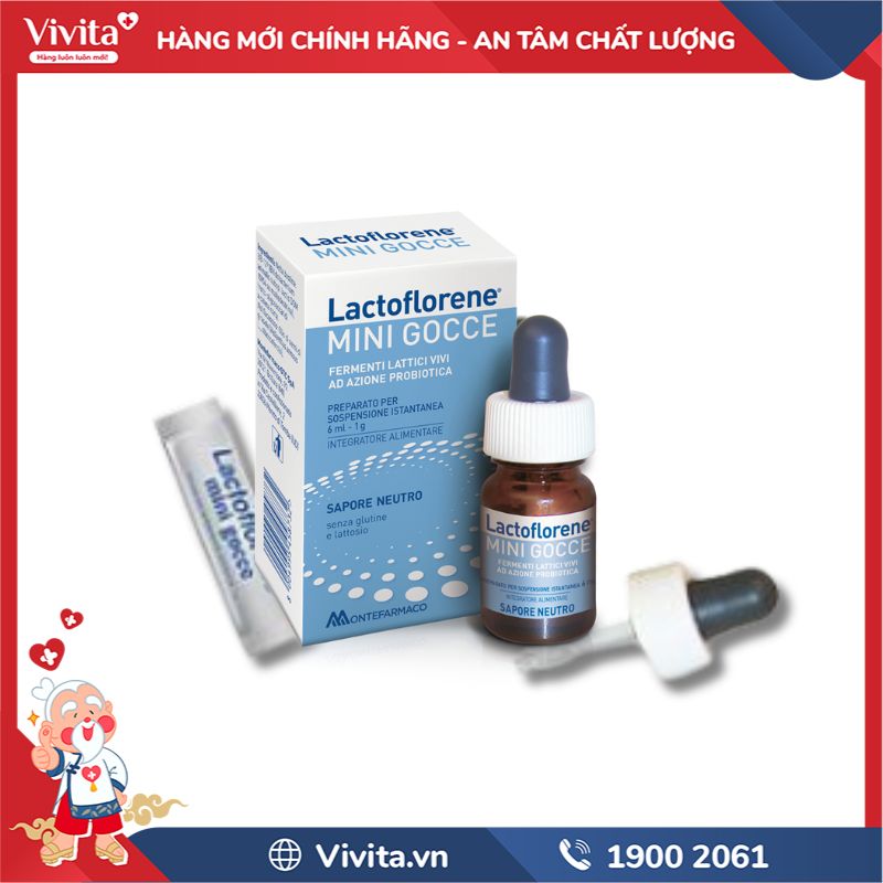 Cách sử dụng Lactoflorene Mini Gocce