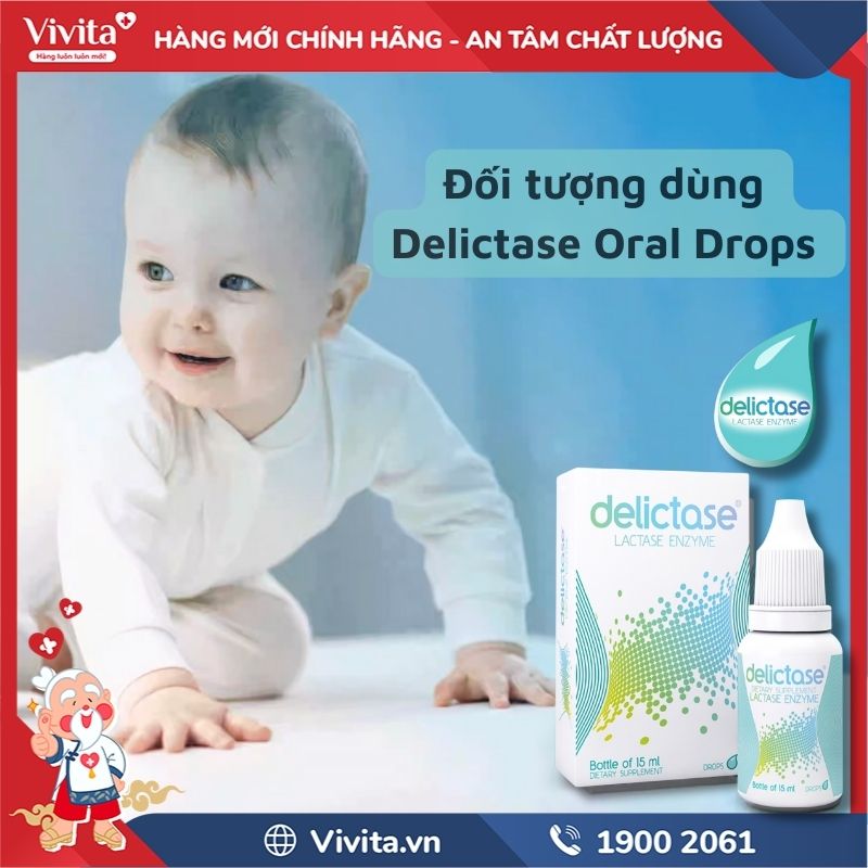 Đối tượng sử dụng Delictase Oral Drops