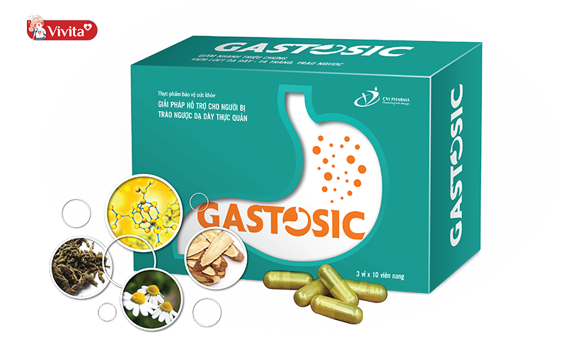 Gastosic giúp cải thiện tiêu hóa và bảo vệ niêm mạc dạ dày