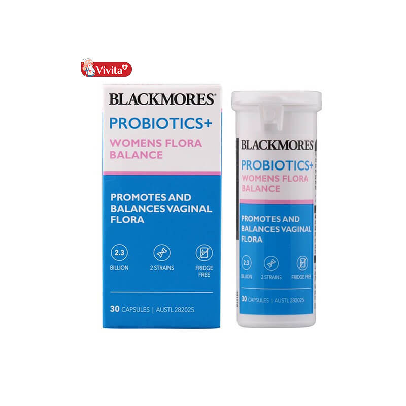 men vi sinh phụ khoa Blackmores Probiotics+ được nhiều chị em tin dùng