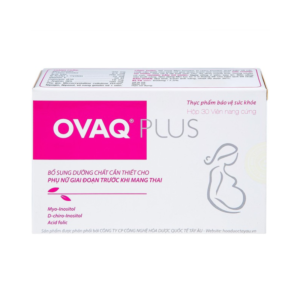 OvaQ1 Hỗ Trợ Bổ Sung Myo inositol, Acid folic và Các Chất Khác Trước Khi Mang Thai Cho Phụ Nữ (Hộp 30 Viên)