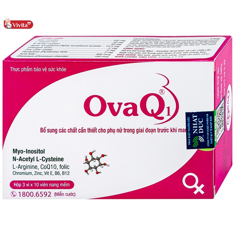 OvaQ1 bổ sung các dưỡng chất cần thiết cho quá trình mang thai