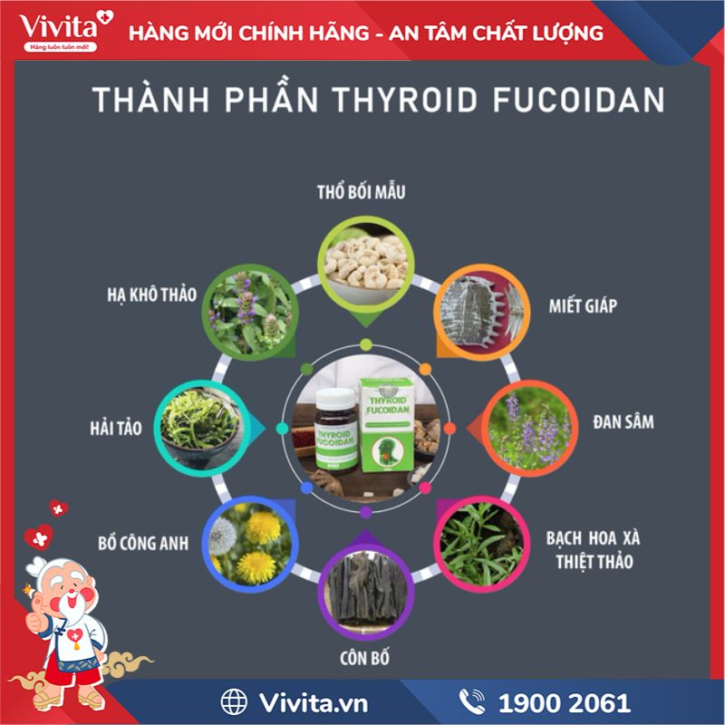 Thành phần Thyroid Fucoidan