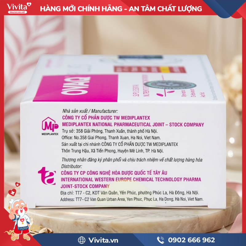 Thành phần của OvaQ1