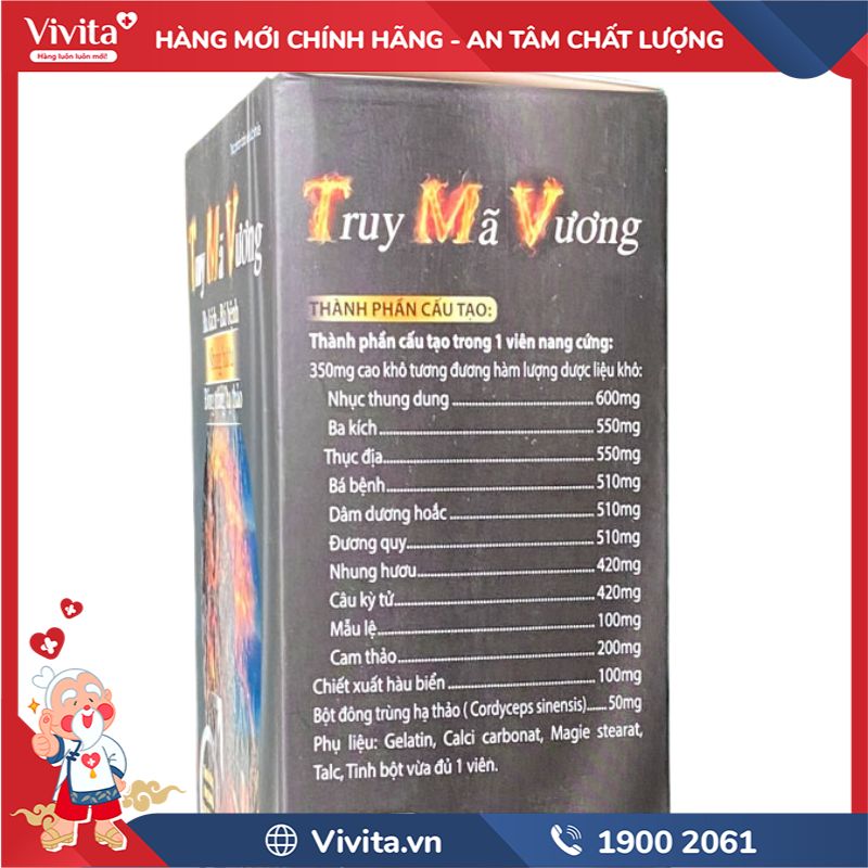 Thành phần của Truy Mã Vương