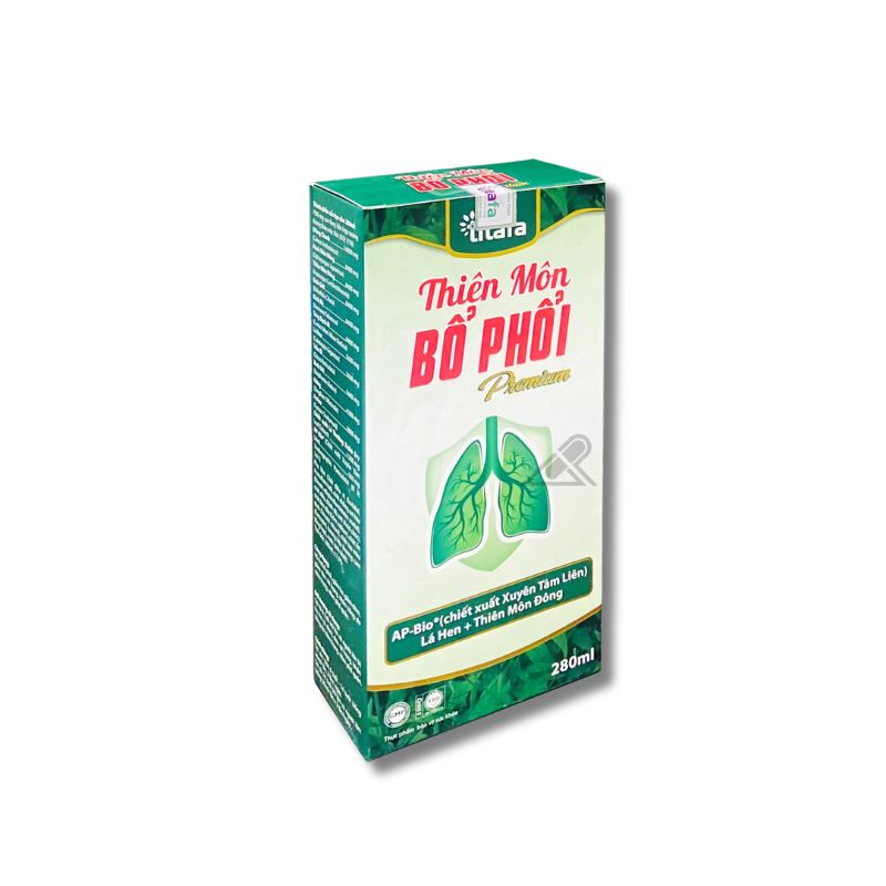 Thiên Môn Bổ Phổi Premium siro hỗ trợ giảm ho, đau rát họng