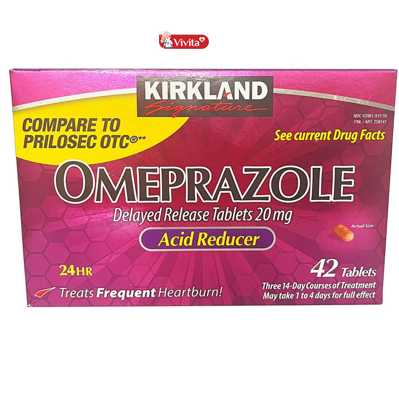 Thuốc trị trào ngược dạ dày Omeprazol
