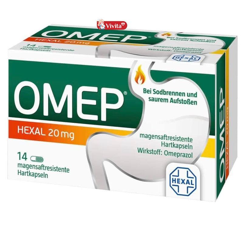 Thuốc trị trào ngược dạ dày OMEP hexal 20mg