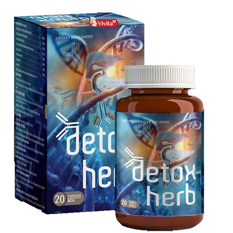 Viên uống hỗ trợ diệt ký sinh trùng ở người Detox Herb
