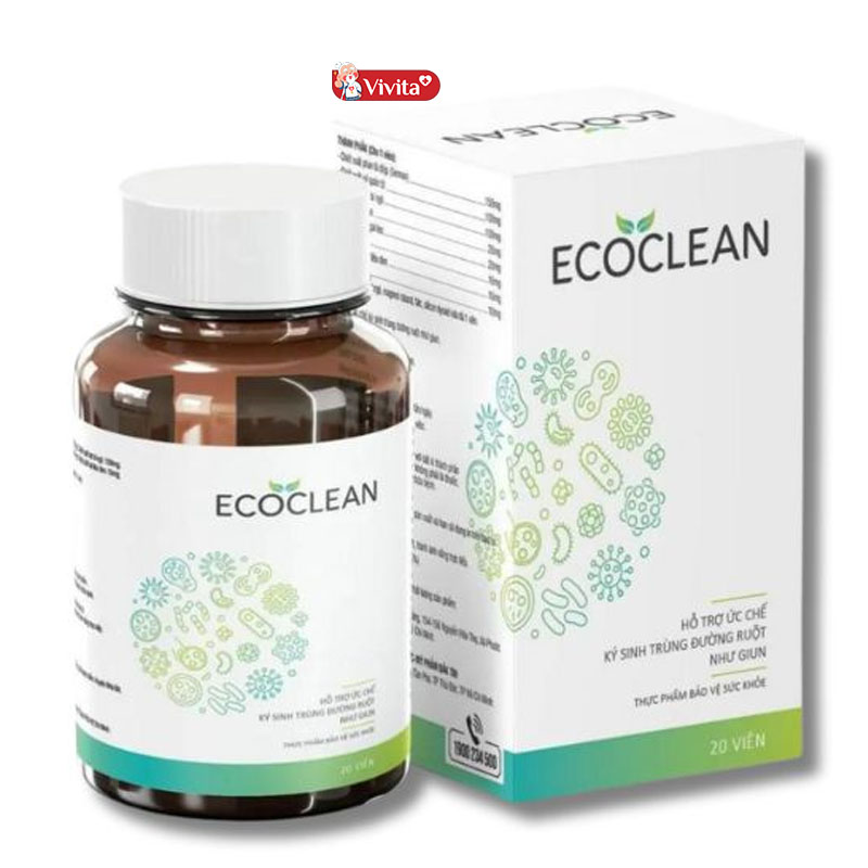 Viên uống hỗ trợ diệt ký sinh trùng ở người Ecoclean
