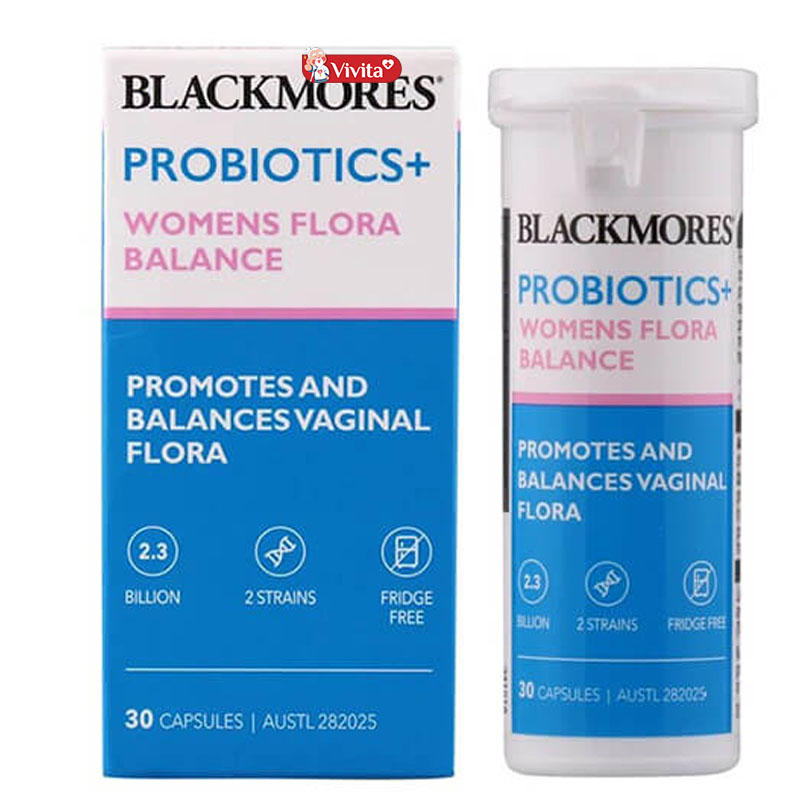 Sản phẩm bổ sung lợi khuẩn vùng kín Blackmores probiotics+