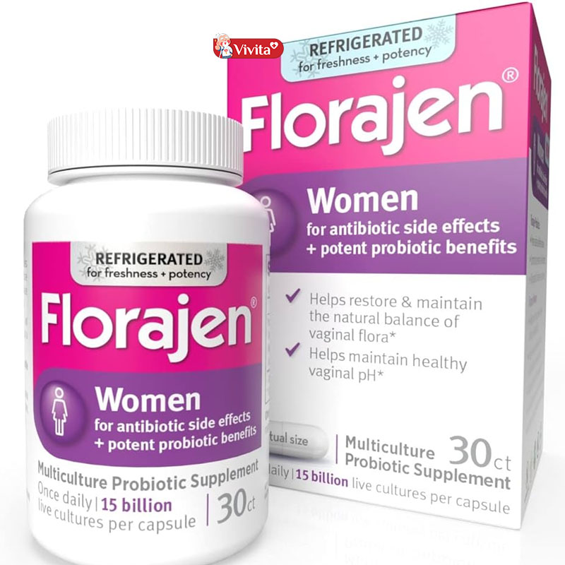 Sản phẩm bổ sung lợi khuẩn vùng kín Florajen Women