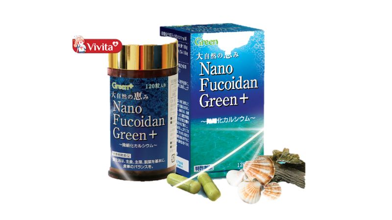 Viên uống Nano Fucoidan Green+ 120 viên/hộp