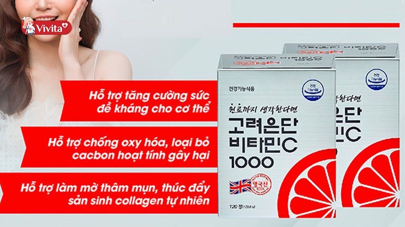 Vitamin C 1000mg Eundan Hàn Quốc có bán ở hiệu thuốc không