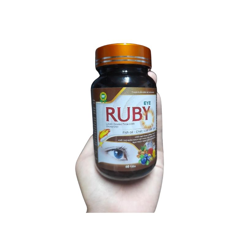 Eye Ruby Viên Uống Hỗ Trợ Bổ Mắt, Làm Giảm Tình Trạng Thoái Hóa Và Suy Giảm Thị Lực (Hộp 60 viên)