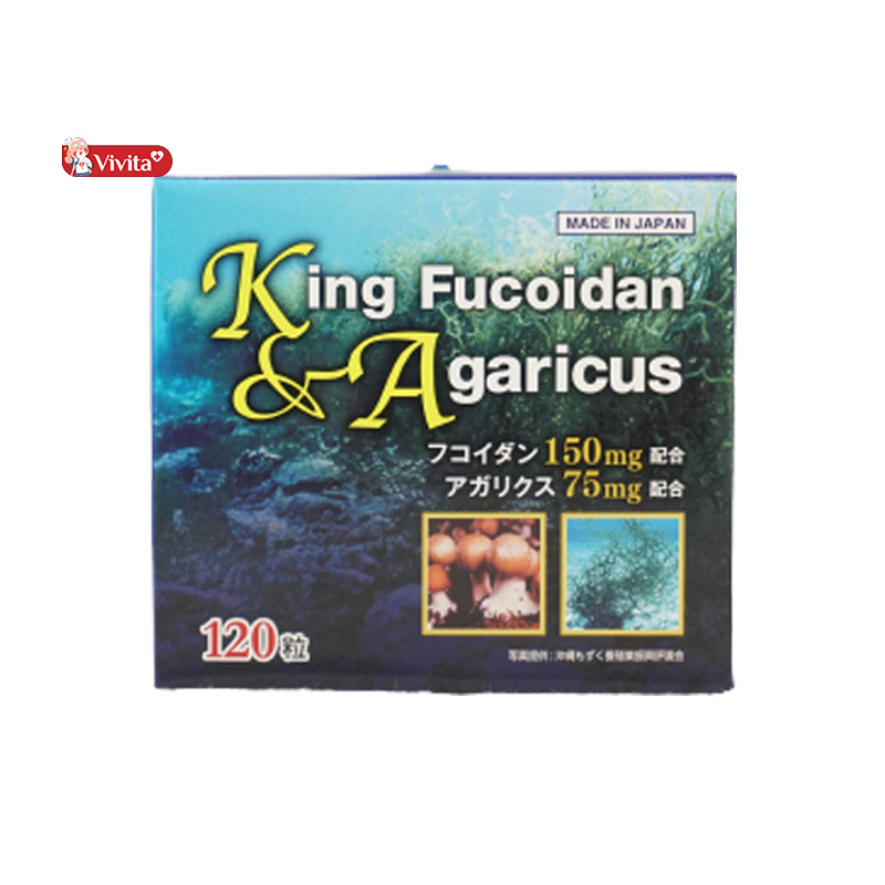 King Fucoidan & Agaricus uống bao lâu thì có hiệu quả