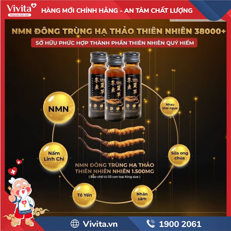 NMN Đông Trùng Hạ Thảo 38000+ có tốt không