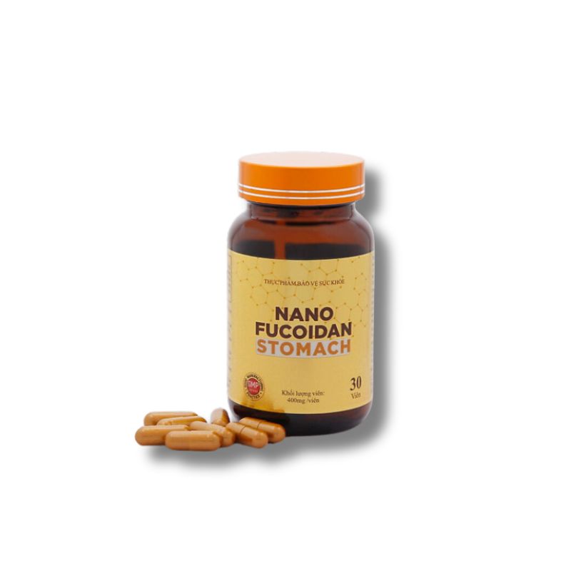 Nano Fucoidan Stomach Viên Uống Hỗ Trợ Điều Trị Ung Thư Dạ Dày (Hộp 30 Viên)