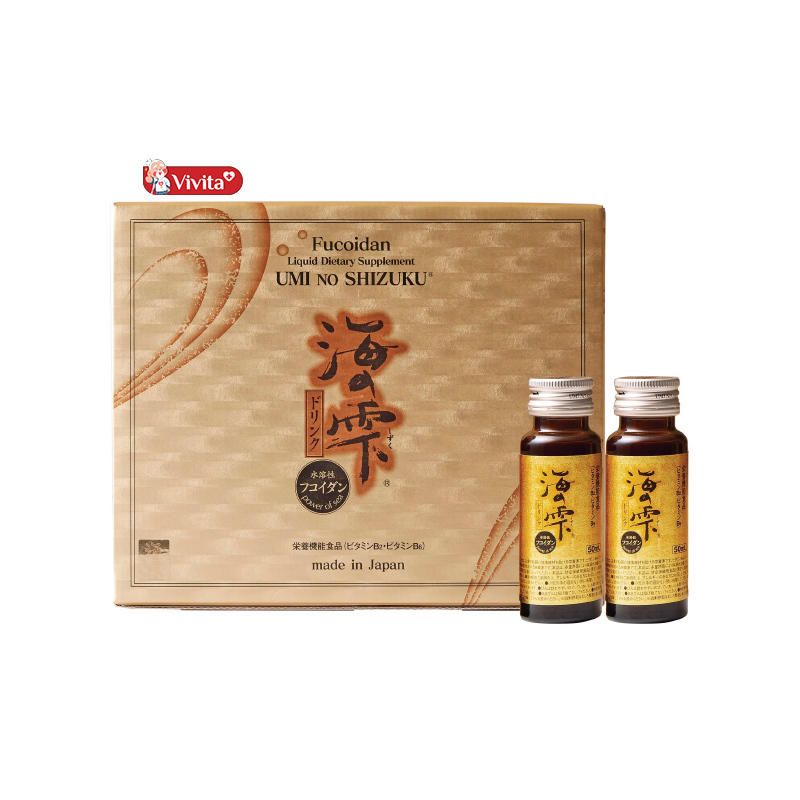 Thông tin Fucoidan Umino Shizuku nước Nhật Bản