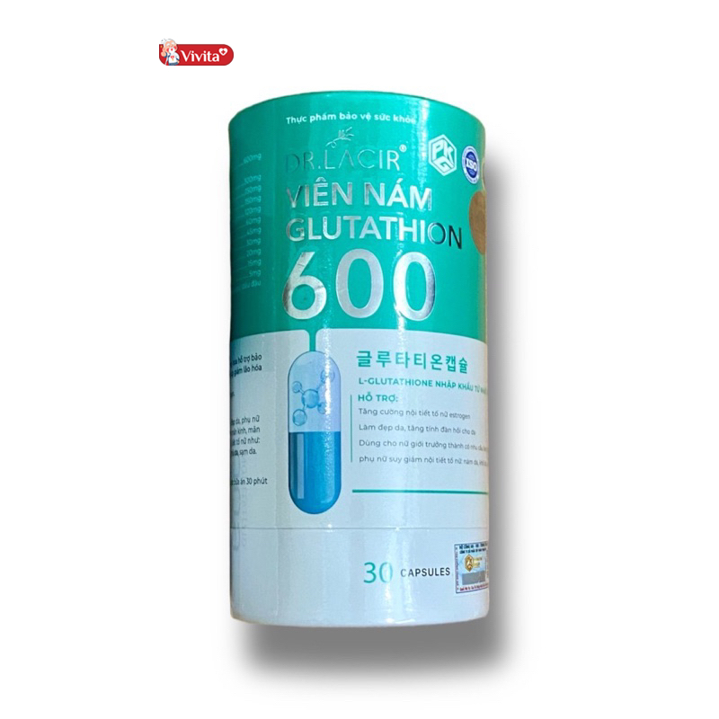 Uống Glutathione 600 Dr.Lacir có tác dụng phụ không