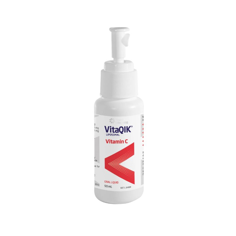 VitaQIK Liposomal Spray Vitamin C dung dịch hỗ trợ bổ sung vitamin C (Dung tích 50ml)