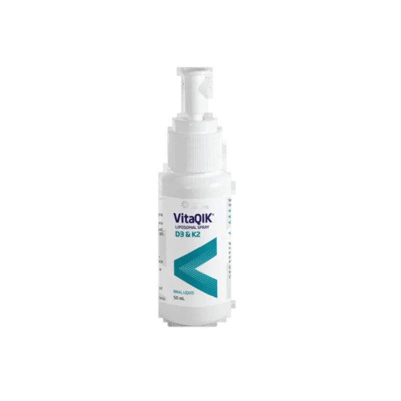 Vitaqik Liposomal Spray D3 & K2 Úc Chai Xịt Hỗ Trợ Xương Chắc Khỏe (Chai 50ml)