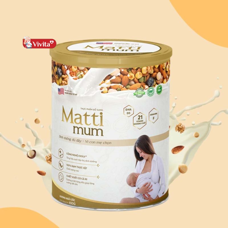 Ai không nên dùng sữa hạt Matti Mum?