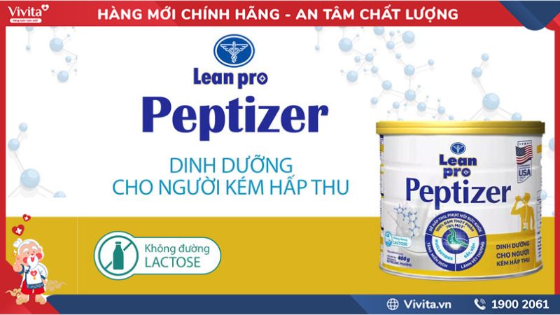 Công dụng của Leanpro Peptizer Nutricare 