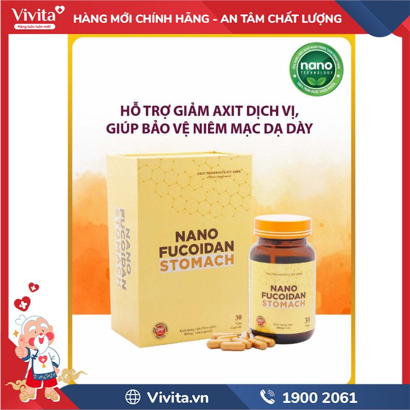 Công dụng của Nano Fucoidan Stomach