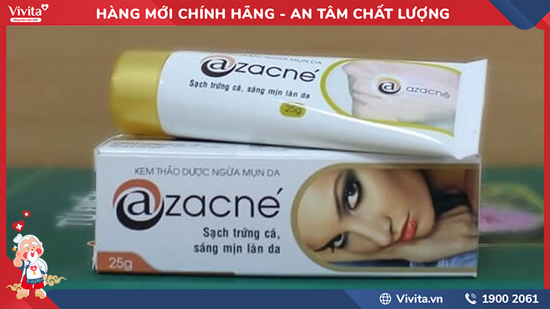 công dụng của kem trị mụn azacné