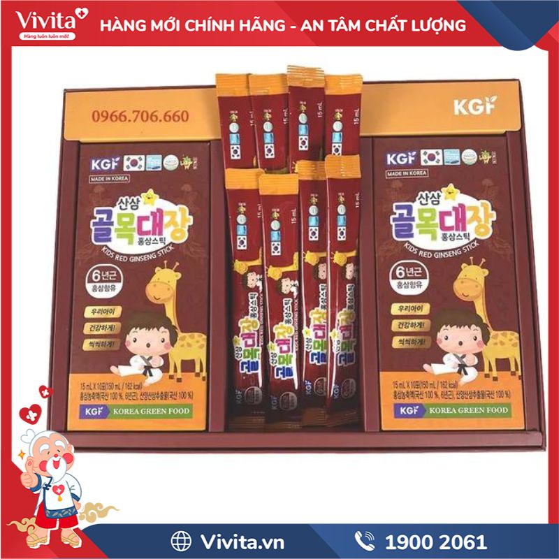 Nước Hồng Sâm Baby KGF Kids Red Ginseng Stick giá bao nhiêu