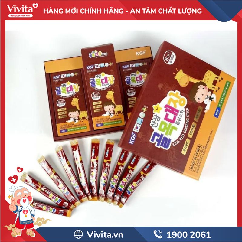 Hồng Sâm Baby KGF Kids Red Ginseng Stick