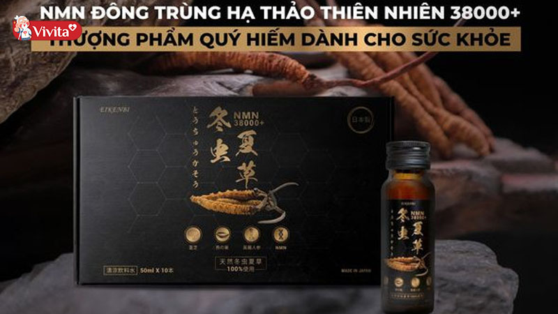 Review Nước uống Đông Trùng Hạ Thảo Eikenbi NMN 38000 Nhật Bản