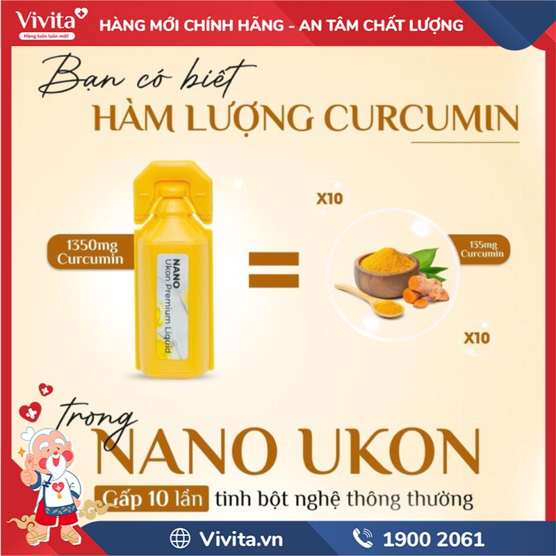 Nước uống tinh chất nghệ Eikenbi Nano Ukon Premium Liquid có tốt không