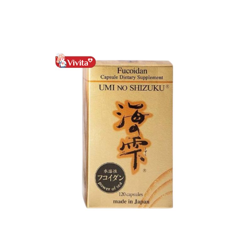 Review viên uống Fucoidan Umi No Shizuku của nhật bản 310mg