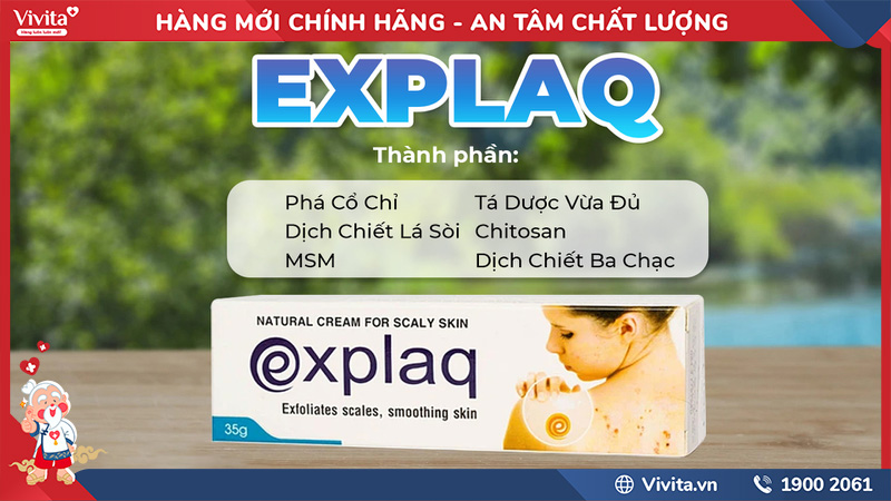 thành phần kem dược liệu explaq