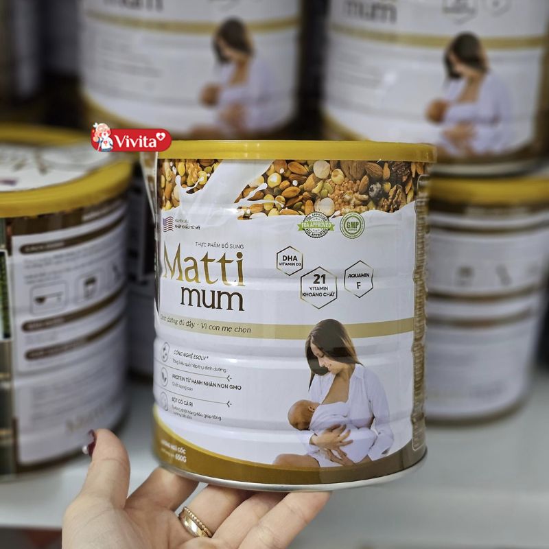 Review chi tiết sữa hạt Matti Mum